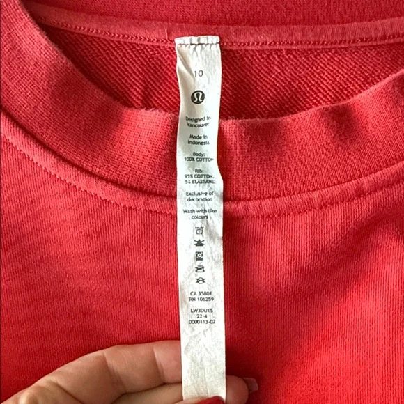 Lululemon Perfectly Oversized Crew Sweatshirt - Picture 4 of 4